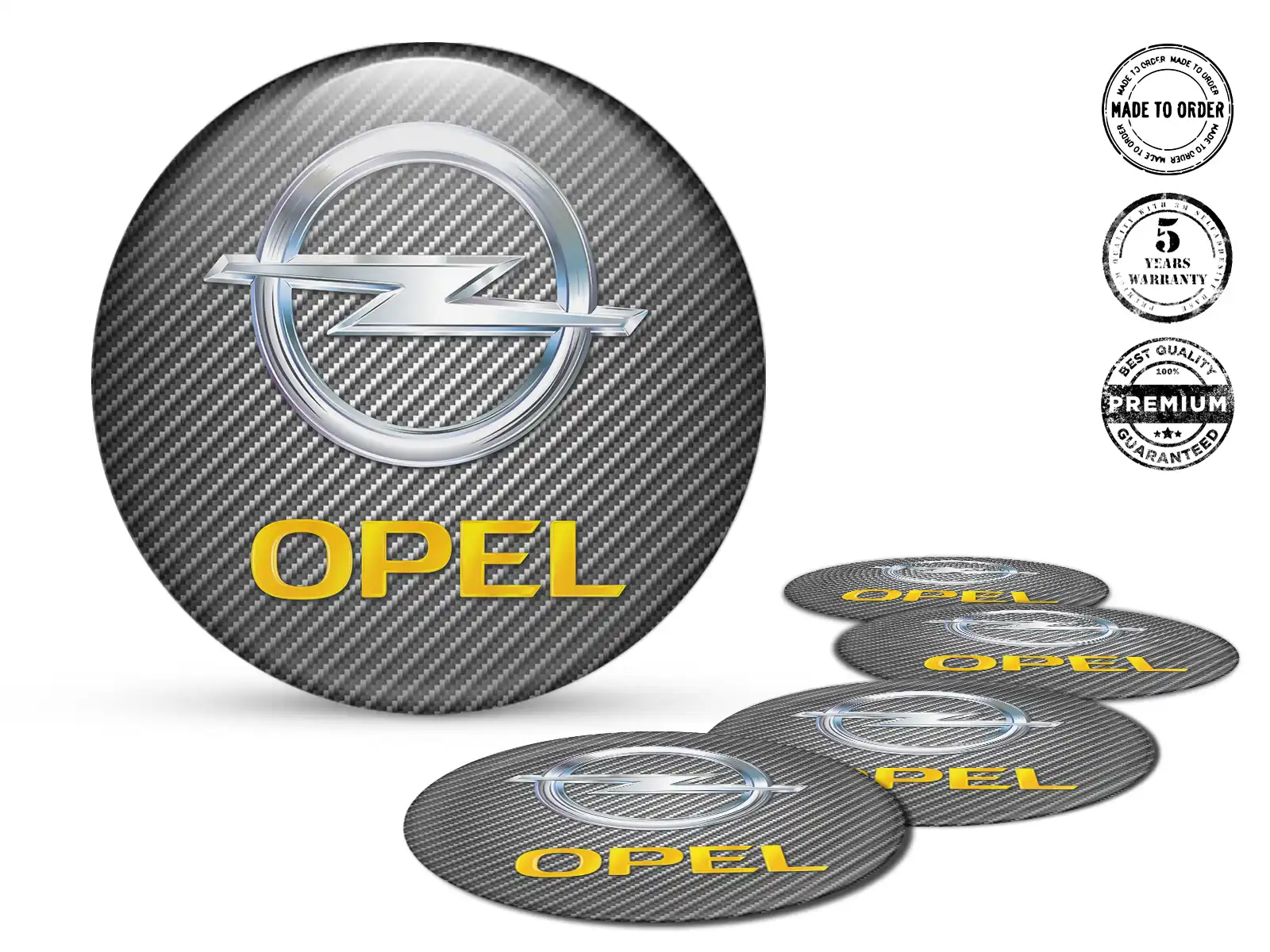 Opel Radaufkleber Version Harz-Dome-Embleme
